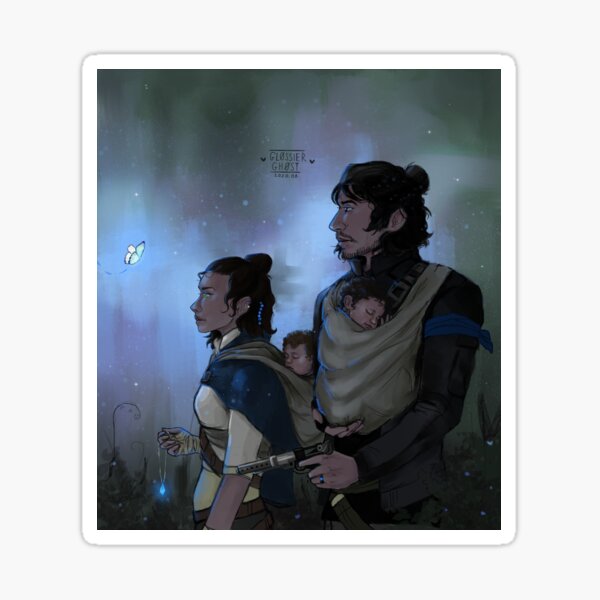 Vista previa del artículo con la obra «contrabandista reylo (con bebés)», diseñado y vendido por glossierghost.
