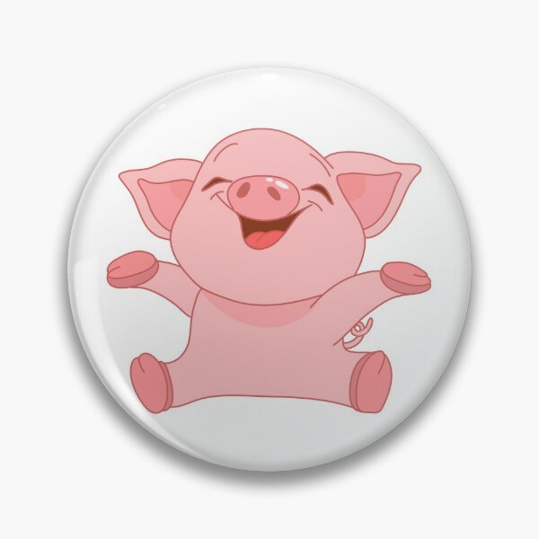 Artikelvorschau, Süßes glückliches Schwein entworfen und verkauft von ChriseryMerch.