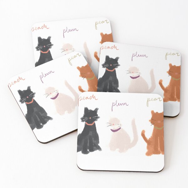 Item preview, Peach, plum, pear designed and sold by dotbartke.
