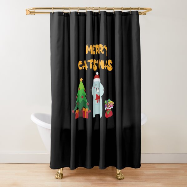 Item preview, Merry Cats'Mas, Christmas For Cats Lover  designed and sold by Chic Threads Shop.