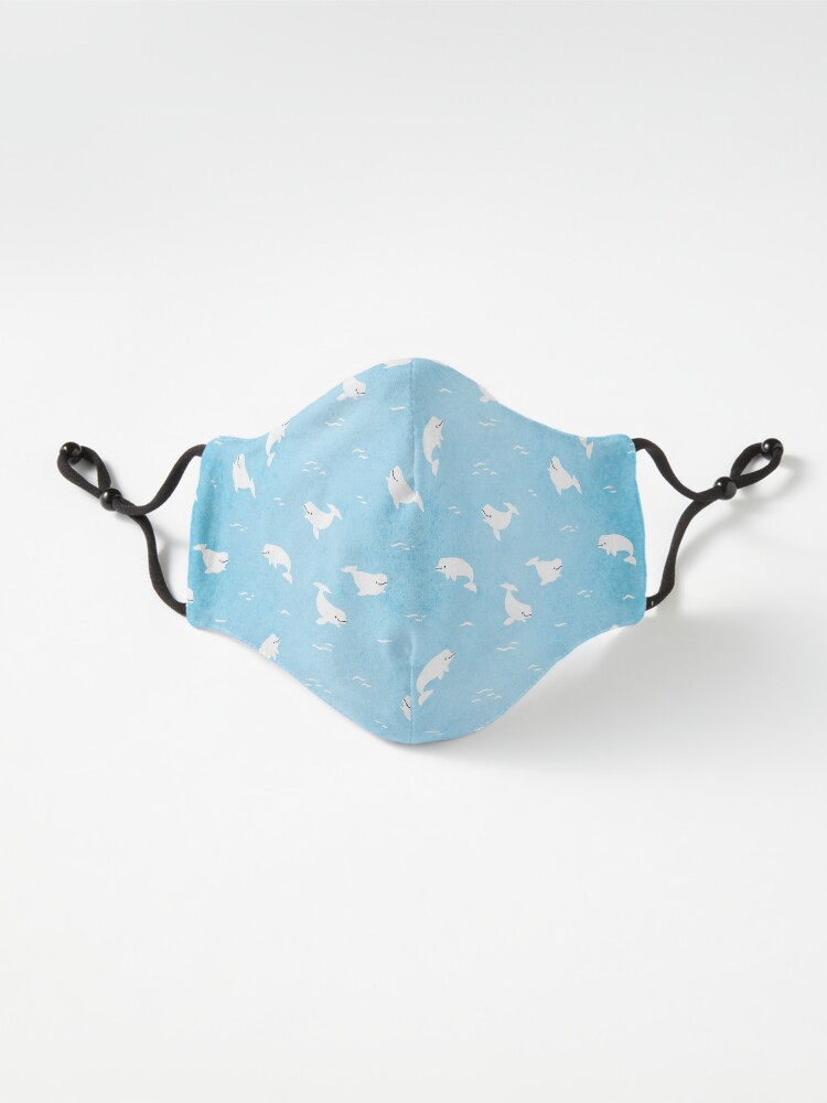 Alternate view of Beluga whale Mask