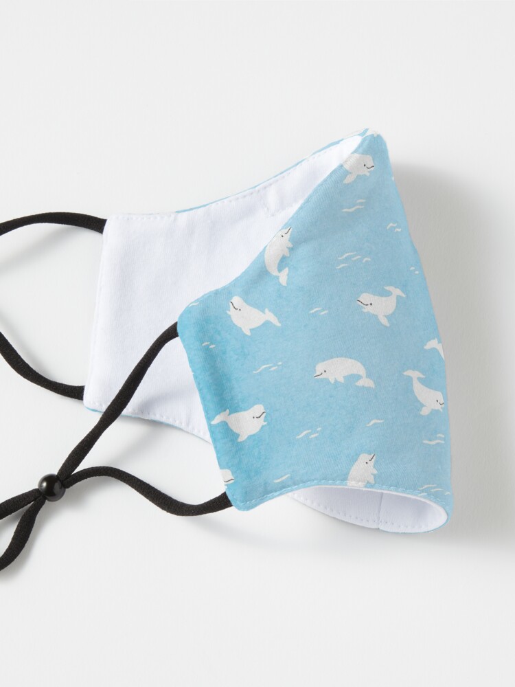 Alternate view of Beluga whale Mask