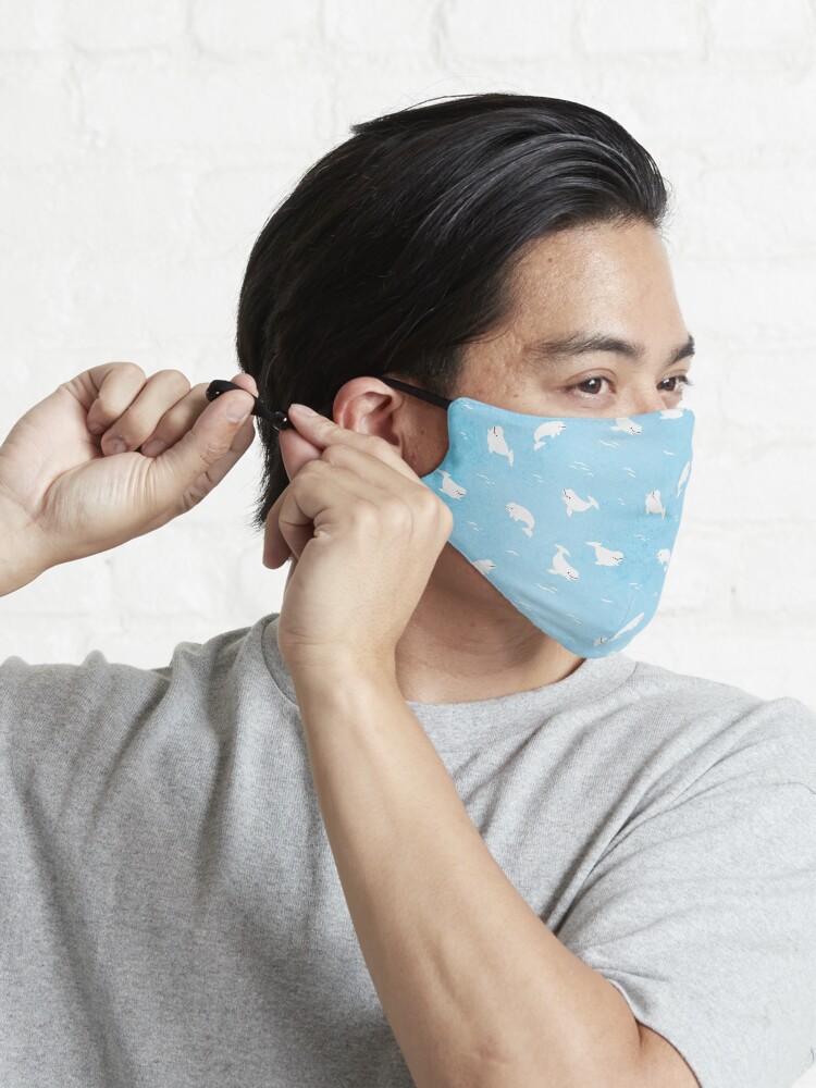 Alternate view of Beluga whale Mask