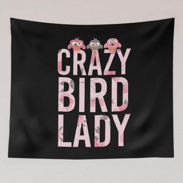 Item preview, Crazy Bird Lady designed and sold by All in One  Design.