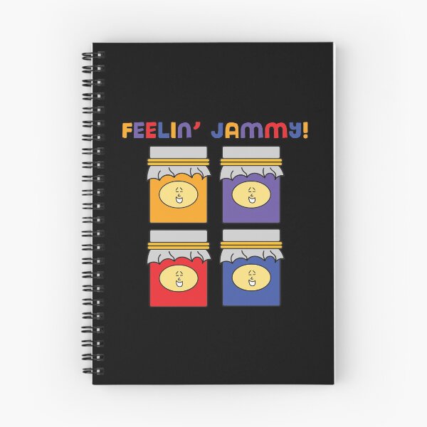 Item preview, Feelin' Jammy - Apricot, Blackcurrant, Strawberry and Blueberry Jam designed and sold by Sketchypenface.