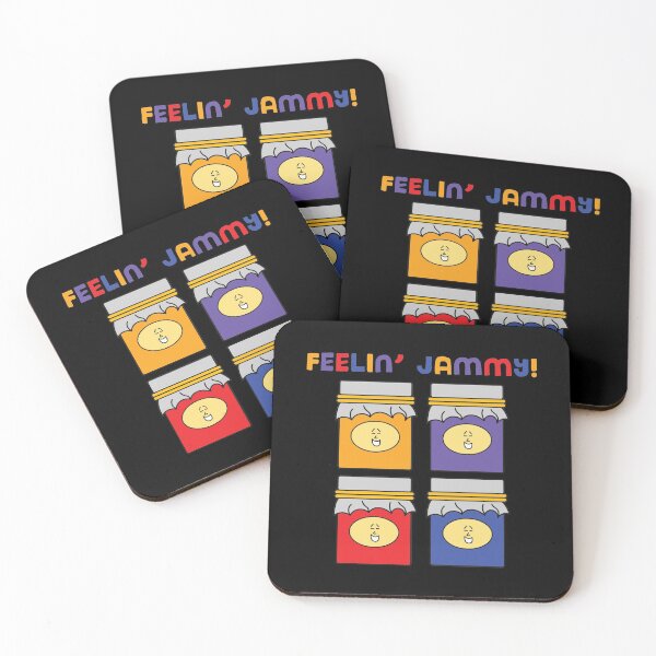 Item preview, Feelin' Jammy - Apricot, Blackcurrant, Strawberry and Blueberry Jam designed and sold by Sketchypenface.