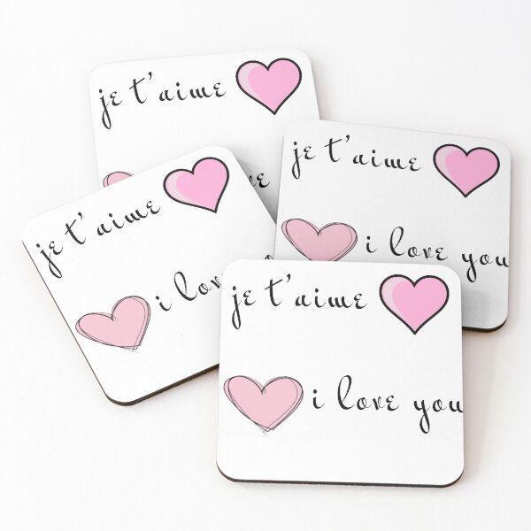 Item preview, je t'aime  i love you, heart designed and sold by Mokhe.