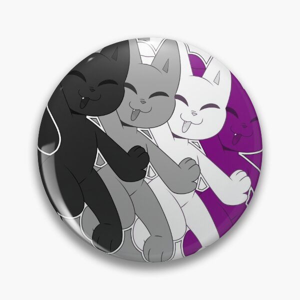 Item preview, Asexual gummy/cat pride flag designed and sold by FluffRave.