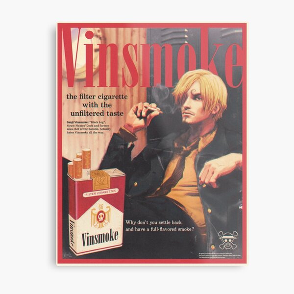 One Piece Sanji "Vinsmoke" Impression métallique