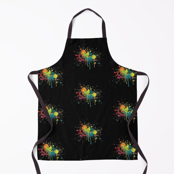 Item preview, Abstract colorful paint splashes designed and sold by MisoraA.