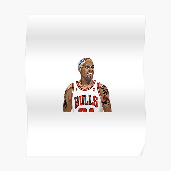 Poster Dennis Rodman Kinder Redbubble