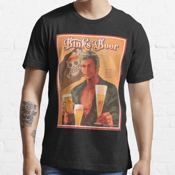 One Piece Zoro Roronoa Beer Essential T-Shirt
