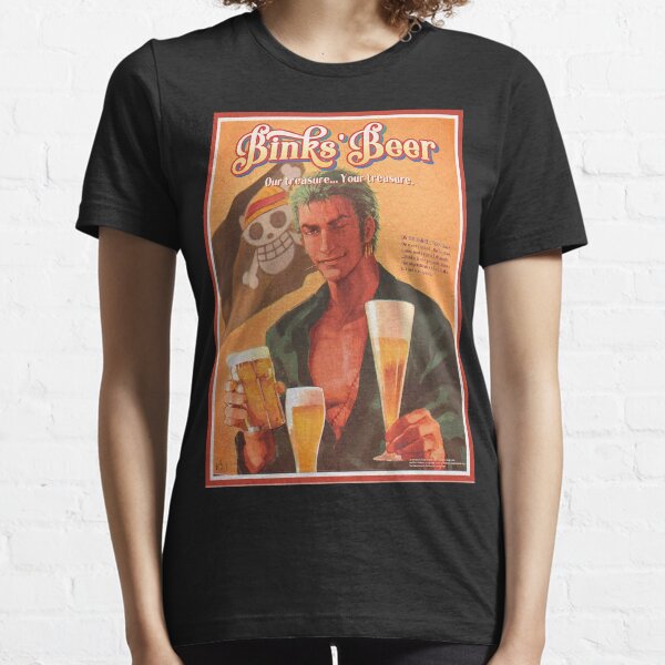 One Piece Zoro Roronoa Beer Essential T-Shirt