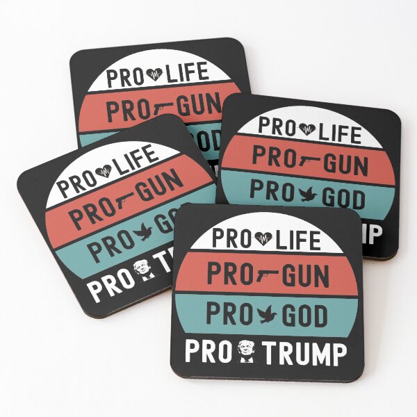 Item preview, pro life pro gun pro god pro trump designed and sold by 4800cash.