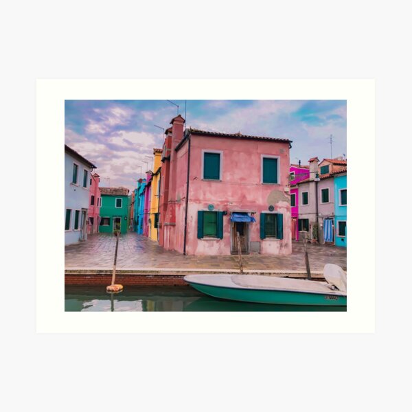 Burano Italy Architecture Art Print