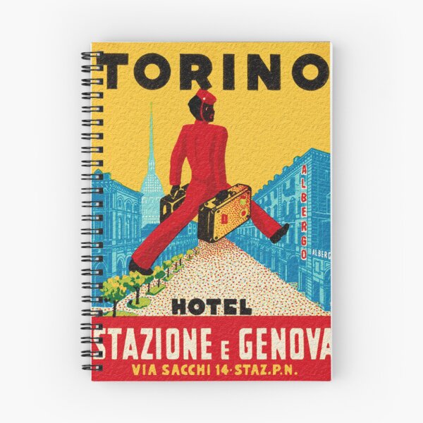 Item preview, Italy - Torino - Stazione - Vintage Luggage Label designed and sold by imageresource.