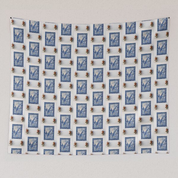 Item preview, Antique Portuguese Azulejo - Traditional Caravelas Sailing Ships designed and sold by Georgia Mizuleva.