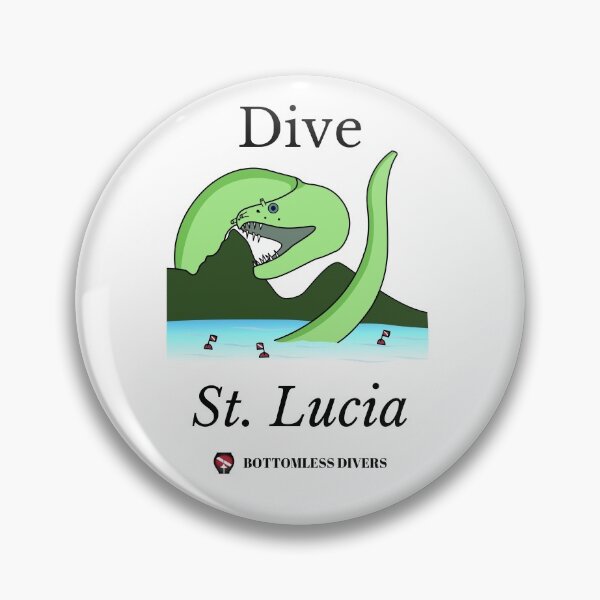 Item preview, Dive St. Lucia Moray Eel with Black Font designed and sold by BottomlessDiver.