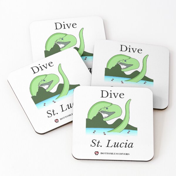 Item preview, Dive St. Lucia Moray Eel with Black Font designed and sold by BottomlessDiver.