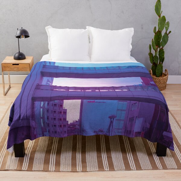 Item preview, Sunrise Over Tokyo Future City Purple buildings urban area designed and sold by TokyoLuv.