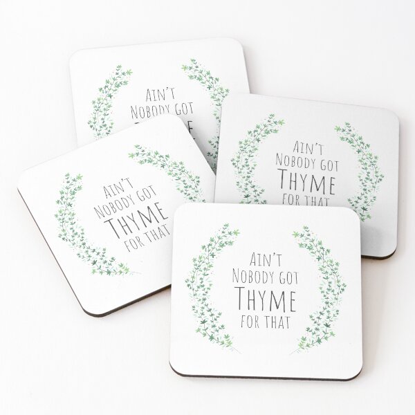 Item preview, Aint Nobody Got Thyme For That - Light Version designed and sold by VivtheFish.