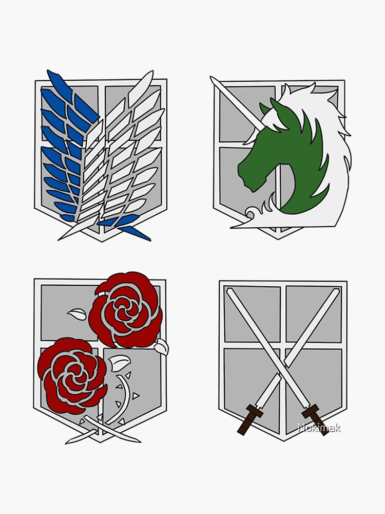 Attack on Titan - All the regiments by Nokimak