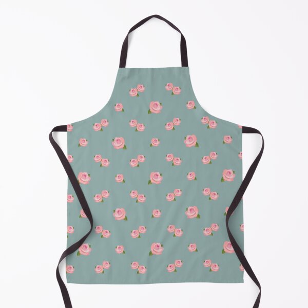 Item preview, Pink Roses Repeat Pattern on Teal designed and sold by NataliePaskell.