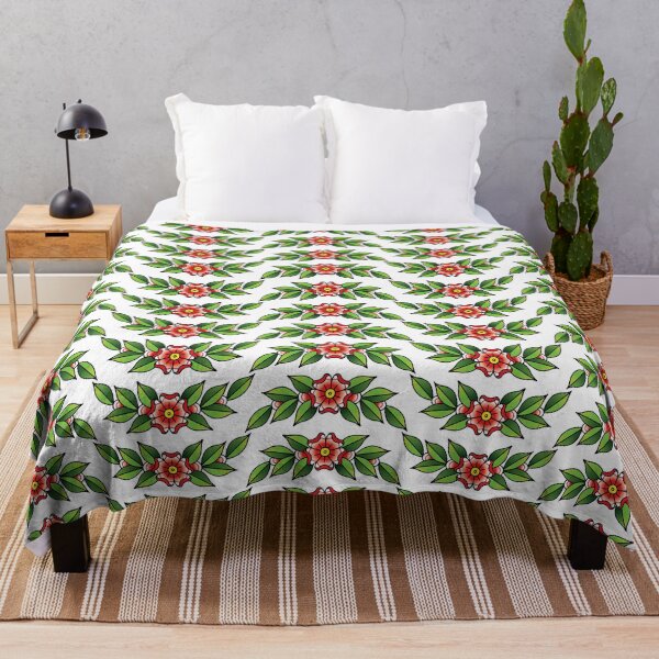Item preview, traditional flower pattern designed and sold by MayaBrant.