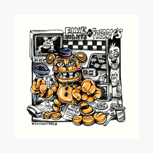 Five Nights at Freddy's: Help Wanted Art Print