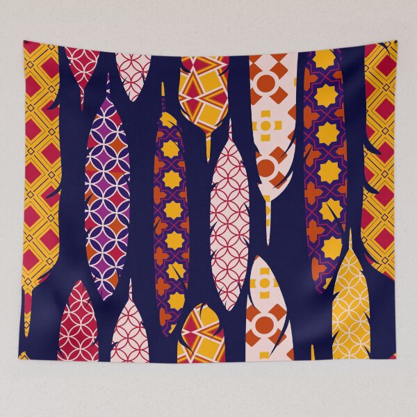 Item preview, Tribal Boho Indian Feathers designed and sold by Vector Scout Lab.