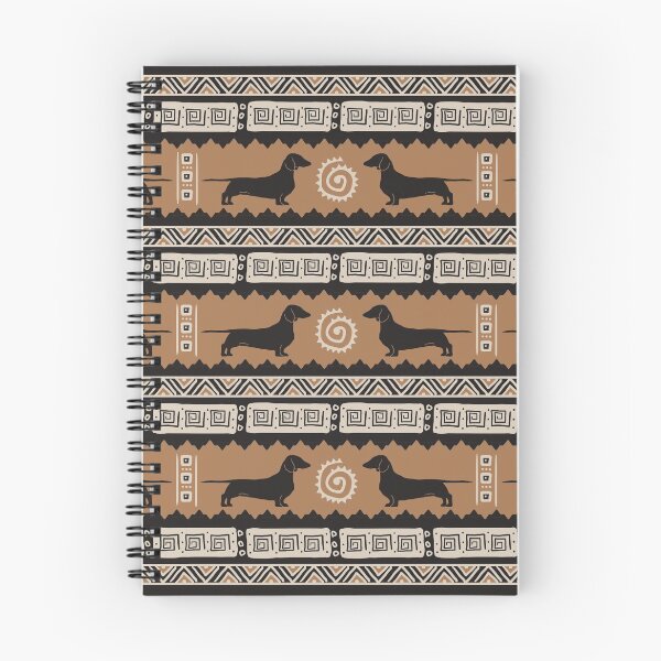 Item preview, Ancient tribal dogs | Smooth dachshund designed and sold by Camilla Fjäder.