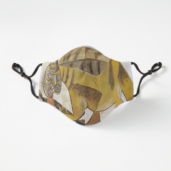 Le chat et l'oiseau cubisme Fitted 3-Layer