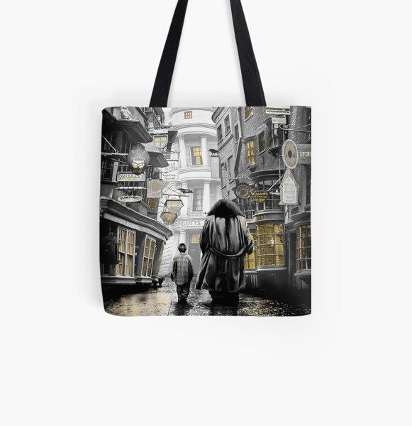 diagon alley harry All Over Print Tote Bag