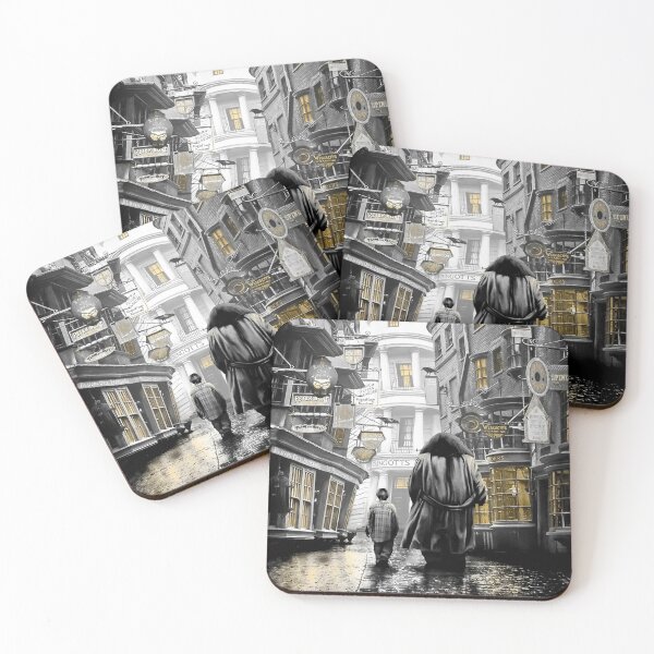 diagon alley harry Coasters (Set of 4)