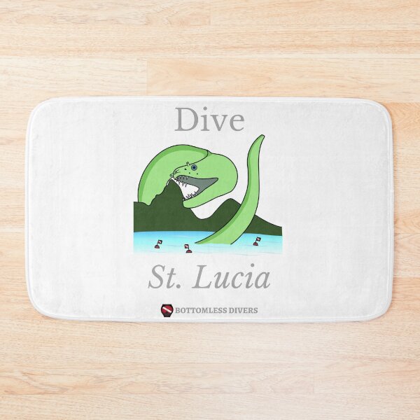 Item preview, Dive St. Lucia Moray Eel with Grey Font designed and sold by BottomlessDiver.