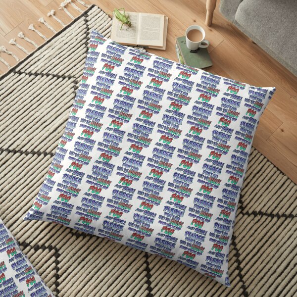Episode 11 Bigfoot quote Floor Pillow