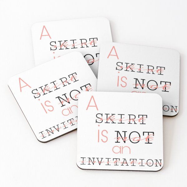 Item preview, A skirt is not an invitation  designed and sold by enough-ava.