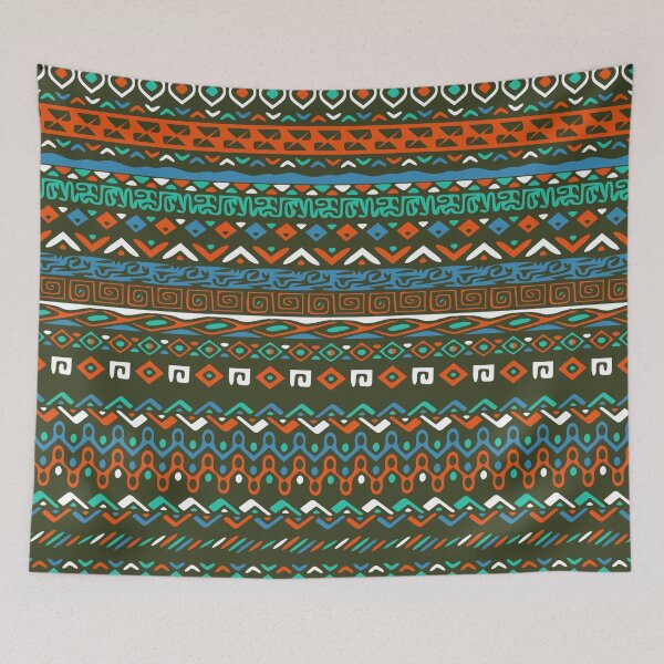 Item preview, Mayan Aztec Indian Tribal Ethnic Pattern designed and sold by Vector Scout Lab.