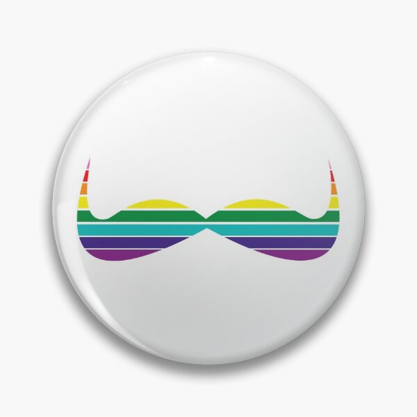 Item preview, Mustache PRIDE designed and sold by ZeldaDoodle.