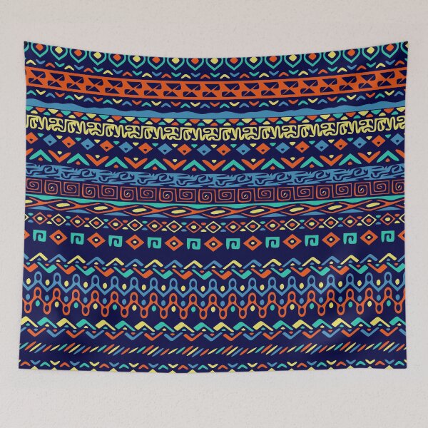 Item preview, Mayan Aztec Indian Tribal Ethnic Pattern designed and sold by Vector Scout Lab.