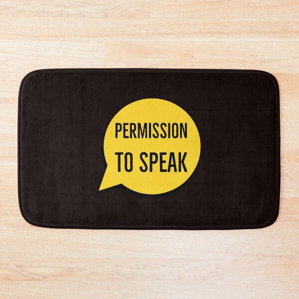 Item preview, Permission To Speak designed and sold by stevenwoodcock.