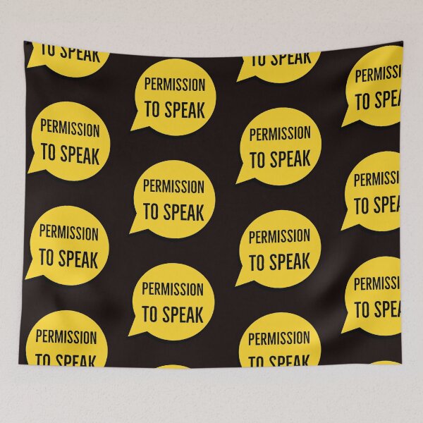 Item preview, Permission To Speak designed and sold by stevenwoodcock.