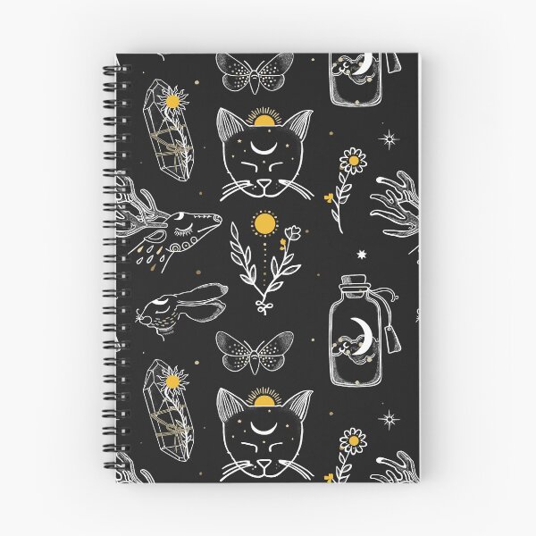 Item preview, Celestial Flora & Fauna Witchy Pattern designed and sold by witchlingart.