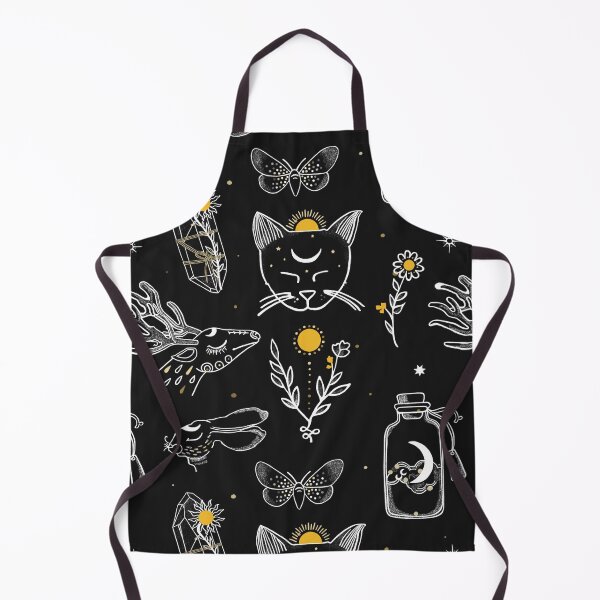 Item preview, Celestial Flora & Fauna Witchy Pattern designed and sold by witchlingart.