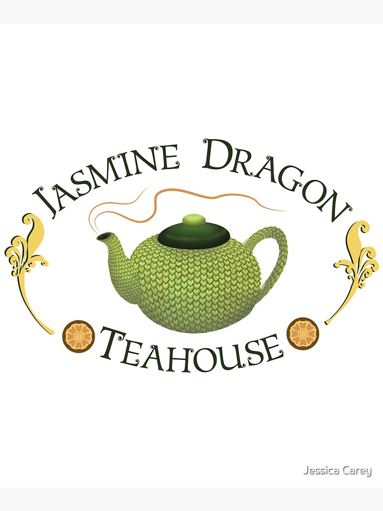 "Jasmine Dragon Teahouse Original Artwork" Tote Bag for Sale by zk4ever Redbubble