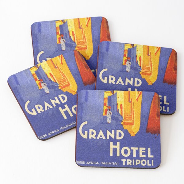 Item preview, Lebanon - Tripoli - Grand Hotel - Vintage Luggage Label designed and sold by imageresource.