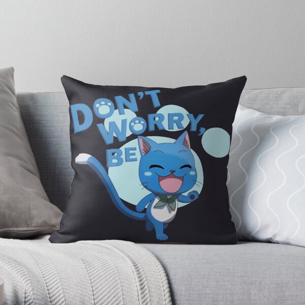 Happy Throw Pillow