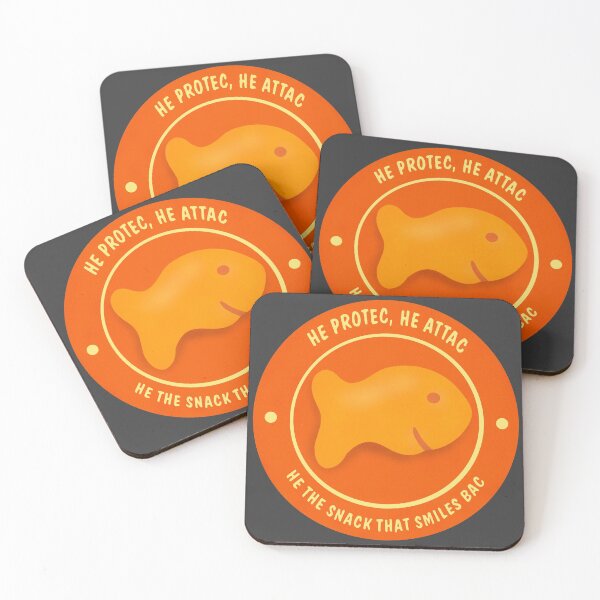 Item preview, He Protec He Attac He The Snack that Smiles Bac designed and sold by AceLlama.