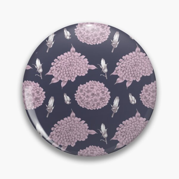 Item preview, Vintage Pink Purple Lavender Floral Pattern Flower Illustration Pattern designed and sold by ForFunDesigns.