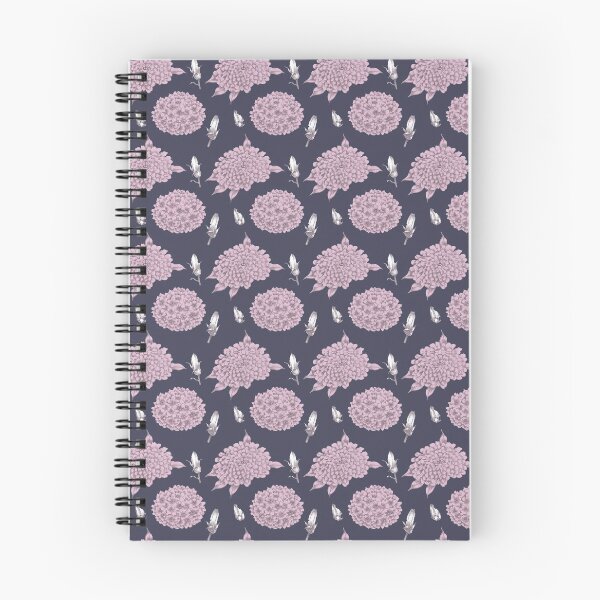 Artikelvorschau, Vintage rosa lila Lavendel Blumenmuster Blumen Illustration Muster entworfen und verkauft von ForFunDesigns.